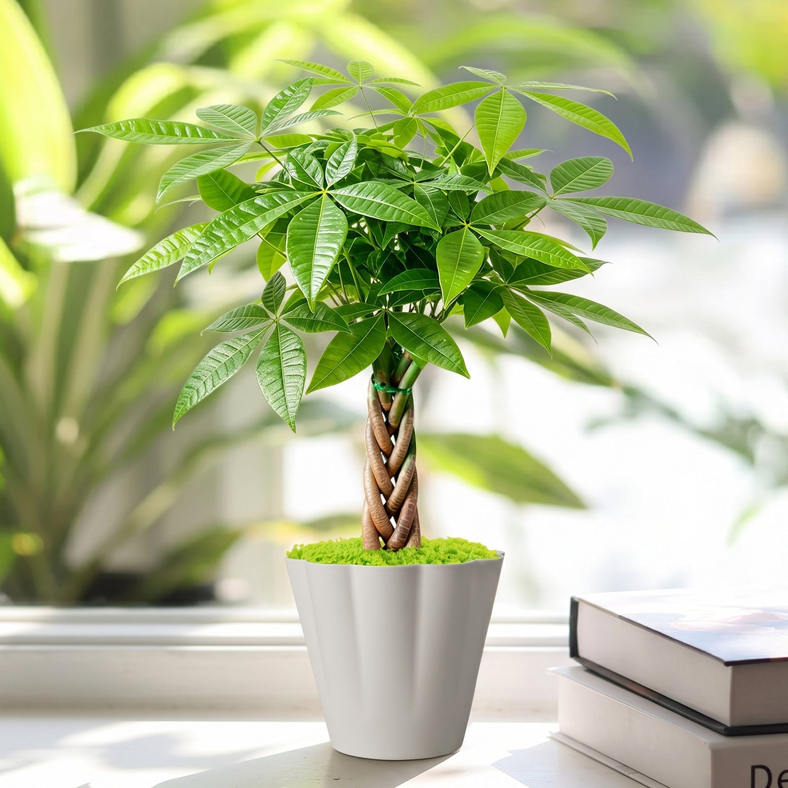 port orchard money tree Pachira aquatica/Money Tree Braided Trunk Houseplant – Thenextgardener