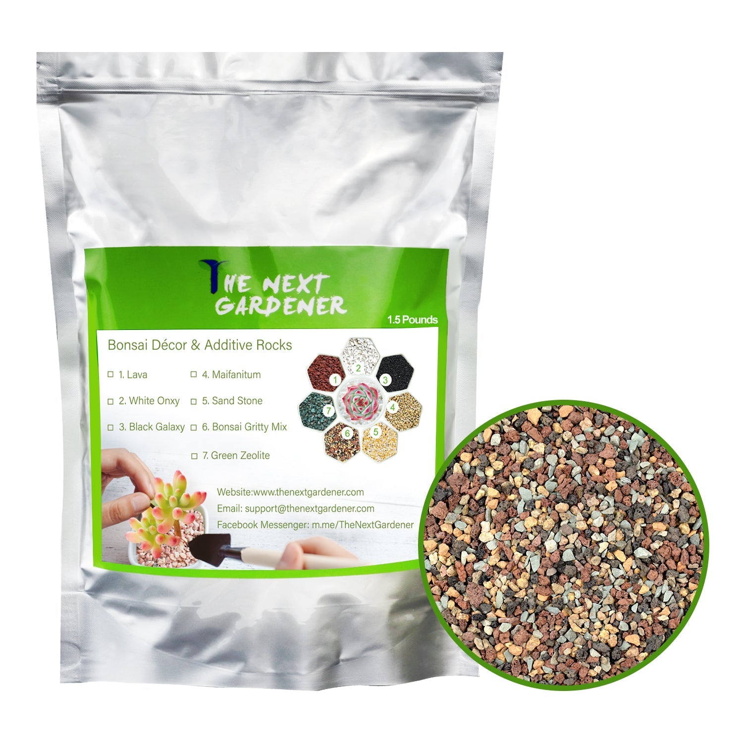 succulent gritty mix Gritty Mix Rocks for Succulent Top Dressing, Soil Amendments – Thenextgardener