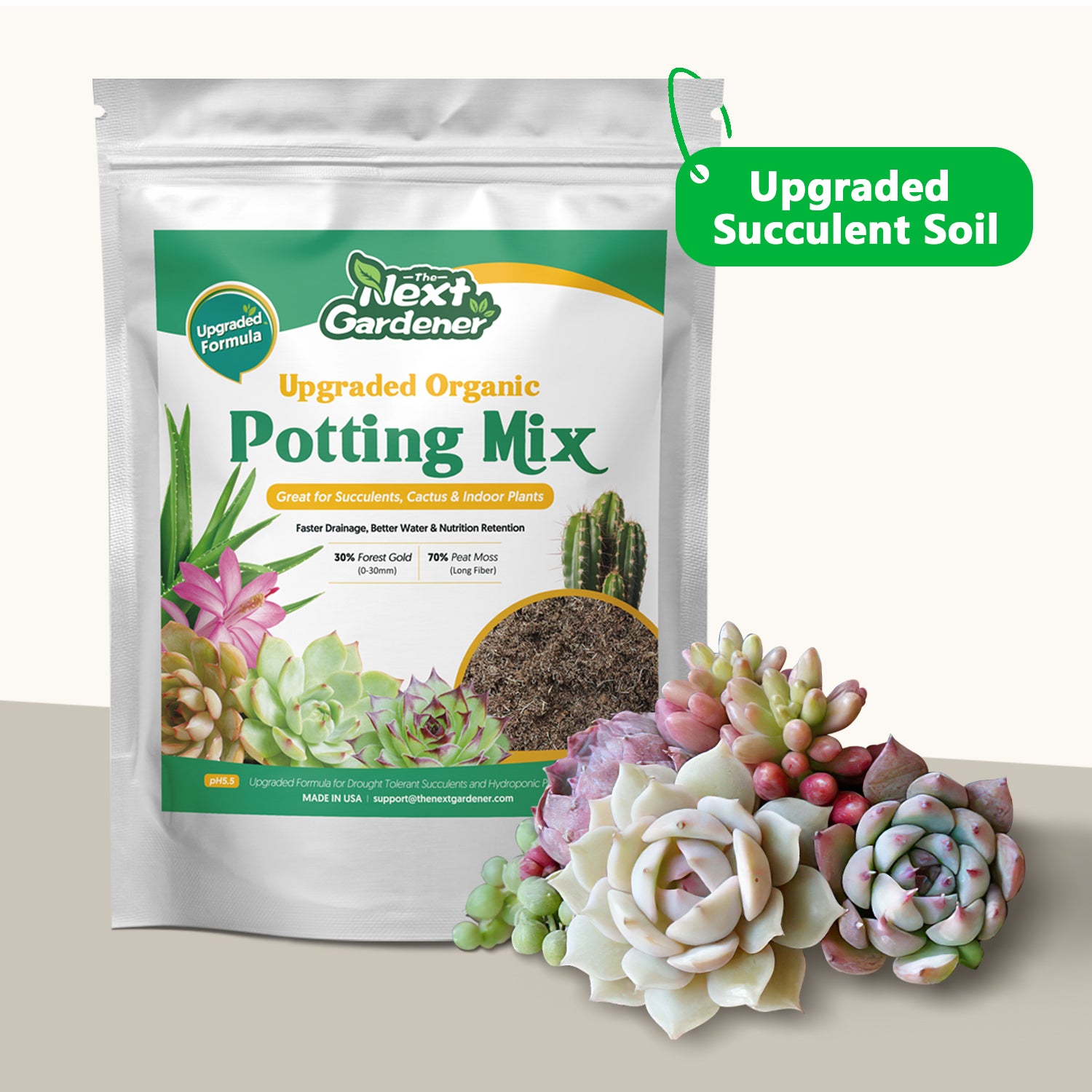 organic cactus potting soil Upgraded Organic Succulent and Cactus Soil 12Q