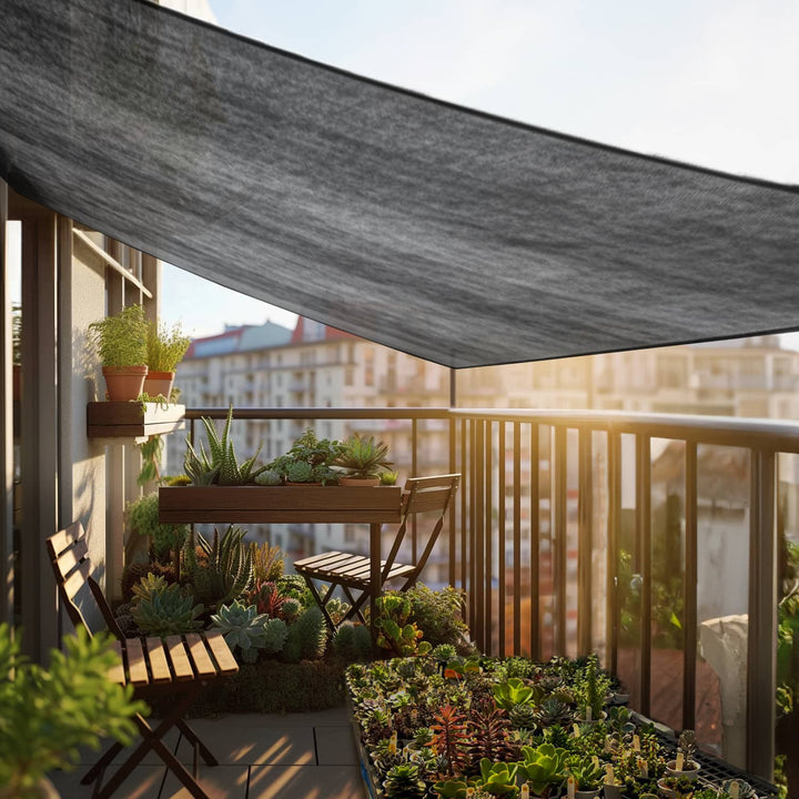succulent stand with shade sheet 55% Shade Cloth for Succulent Plants in Summer