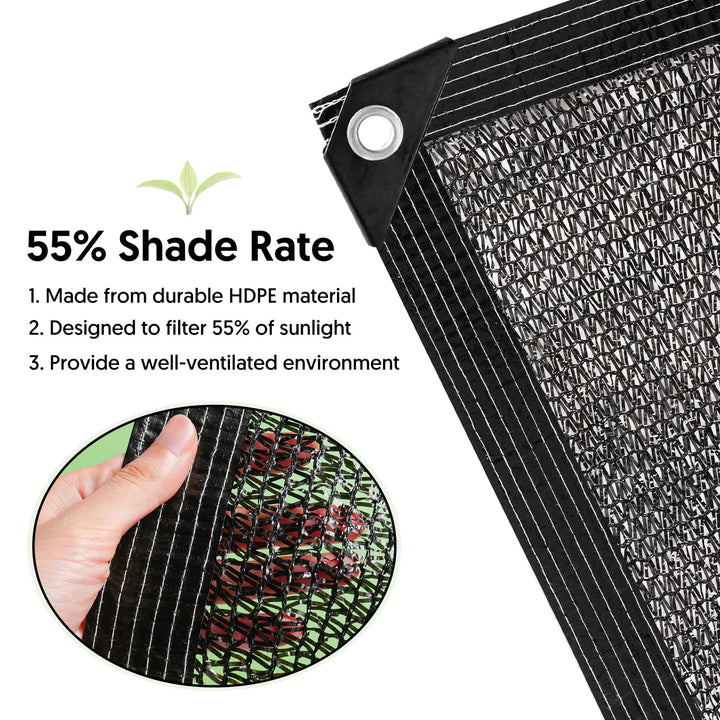 sun protector for succulent 55% Shade Cloth for Succulent Plants in Summer