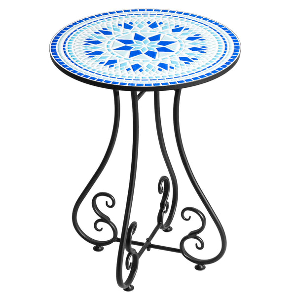 Ethel Round Side End Table Plant Stand, CMS-1601, 16"