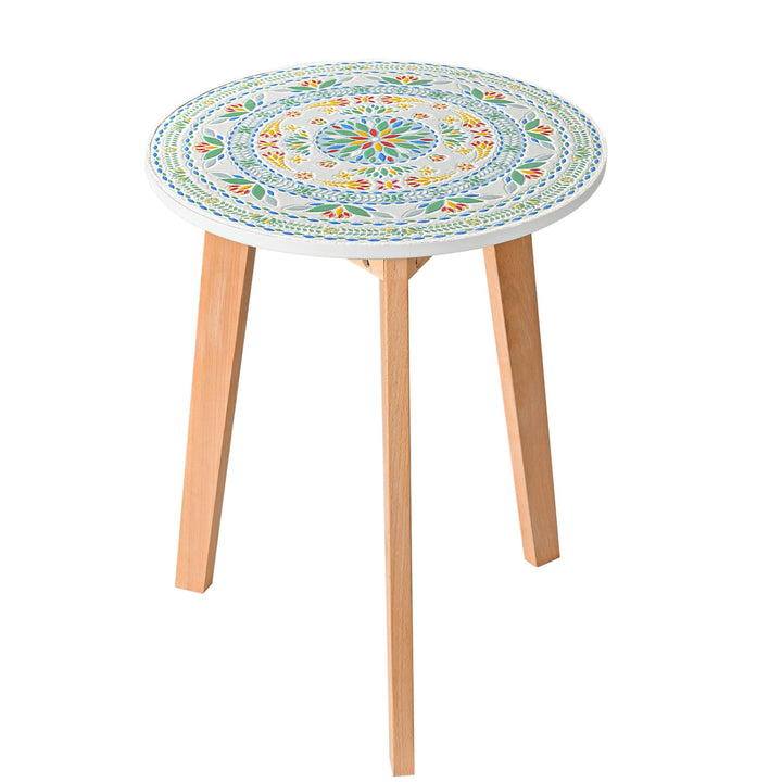 jasmine-mosaic-round-side-end-table-plant-stand-TLM-1601-16-inch