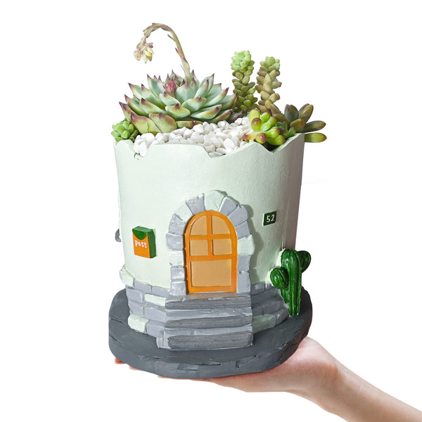 Tree House Planter Pot, Fairytale Planter