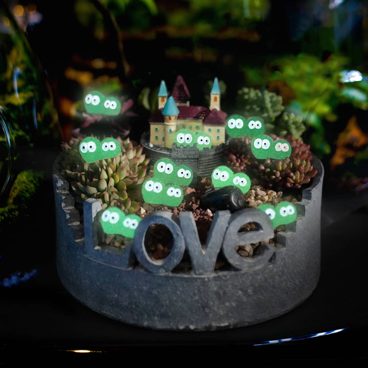 Mini Elves Glow In Dark Garden Decor, 10pcs